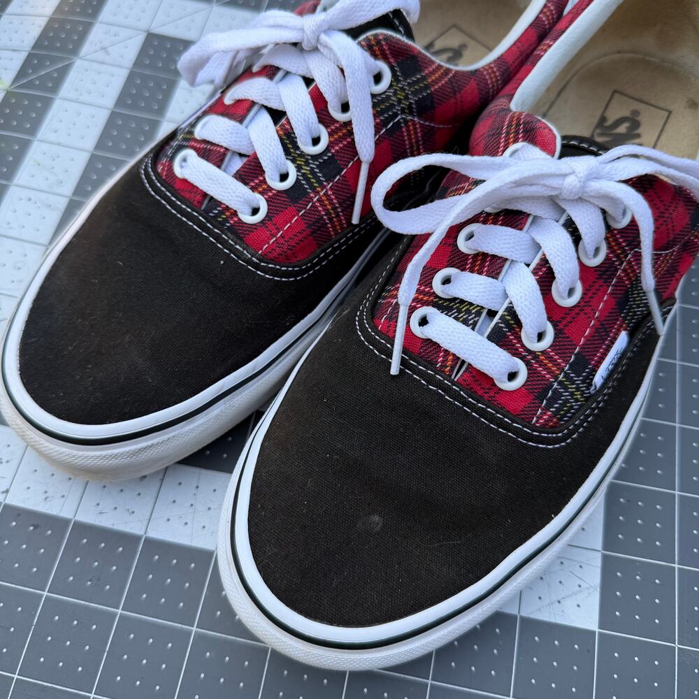 Plaid Vans Authentics - Picture 3 of 5